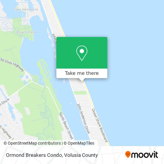 Ormond Breakers Condo map