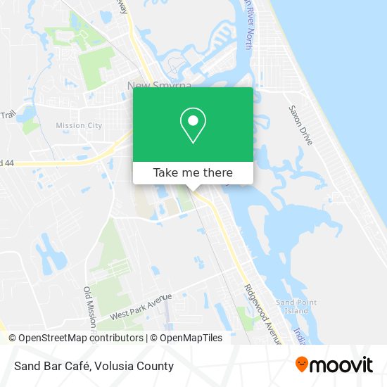 Sand Bar Café map