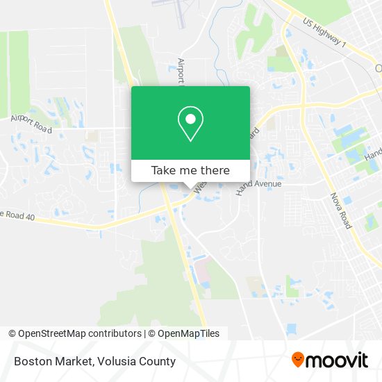 Boston Market map