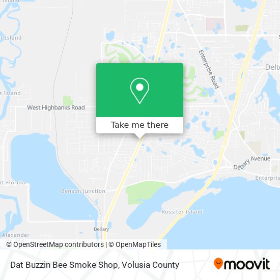 Mapa de Dat Buzzin Bee Smoke Shop