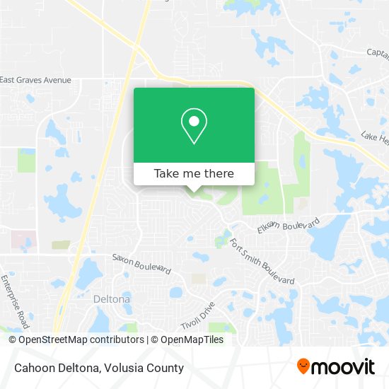 Cahoon Deltona map