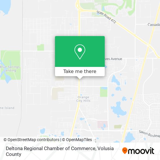 Deltona Regional Chamber of Commerce map