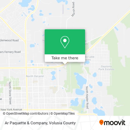 Ar Paquette & Company map