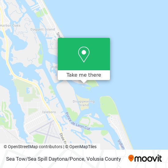 Sea Tow / Sea Spill Daytona / Ponce map