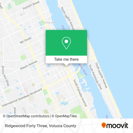 Ridgewood Forty Three map