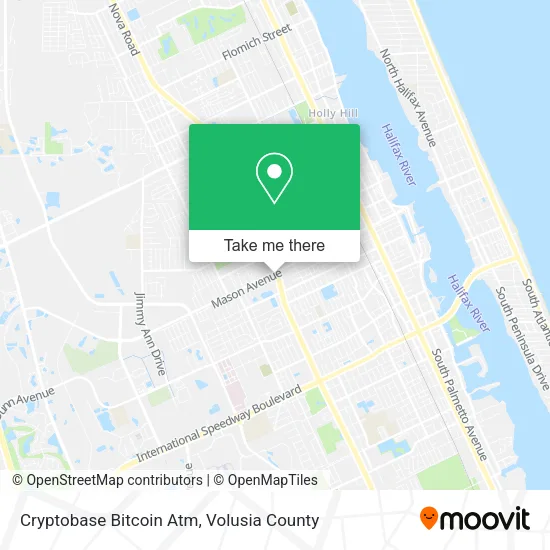 Mapa de Cryptobase Bitcoin Atm
