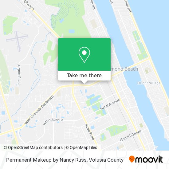 Permanent Makeup by Nancy Russ map