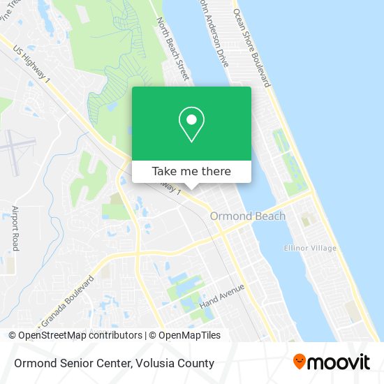 Mapa de Ormond Senior Center