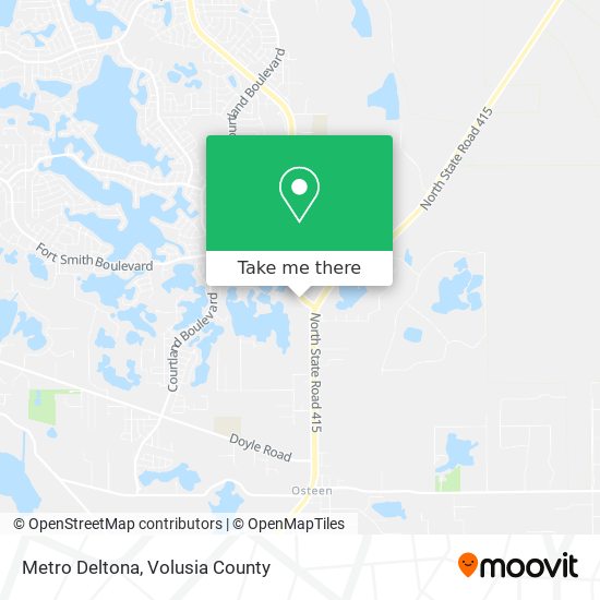 Metro Deltona map