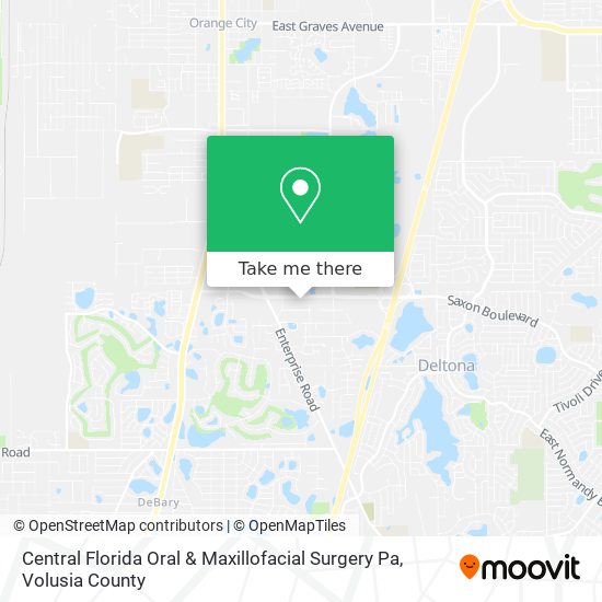 Central Florida Oral & Maxillofacial Surgery Pa map