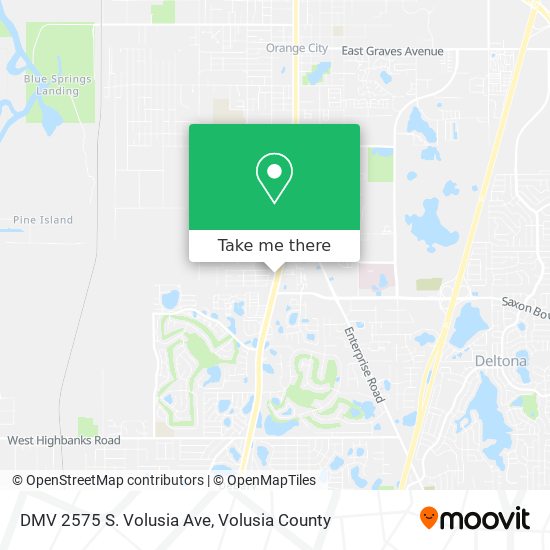 DMV 2575 S. Volusia Ave map
