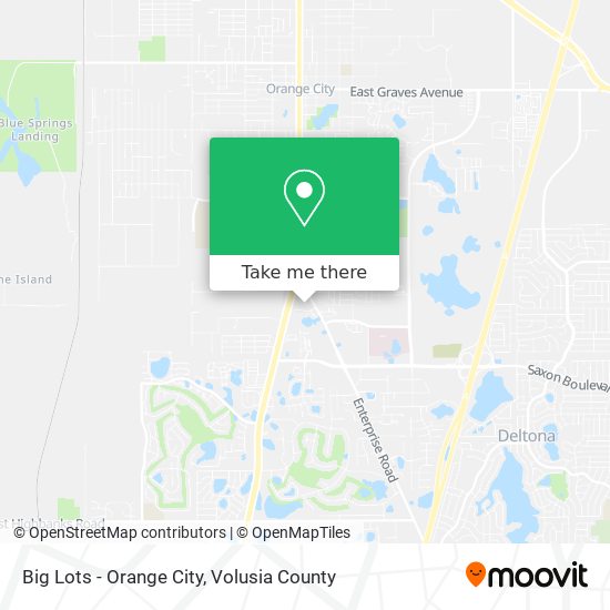 Mapa de Big Lots - Orange City