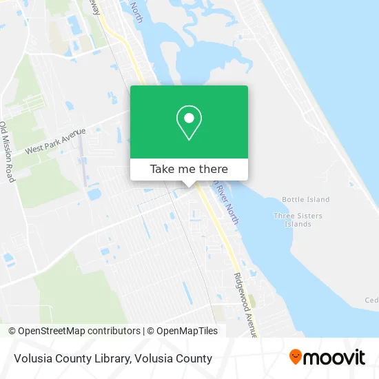 Volusia County Library map