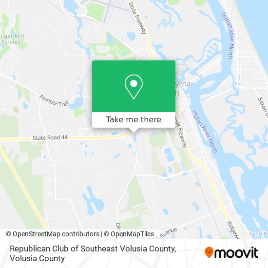 Republican Club of Southeast Volusia County map