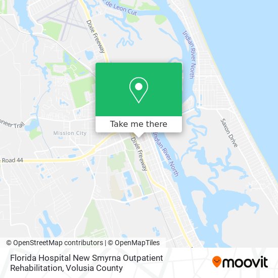 Florida Hospital New Smyrna Outpatient Rehabilitation map