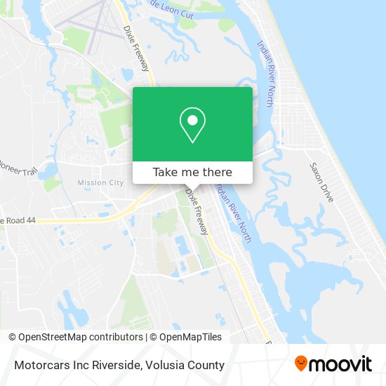 Motorcars Inc Riverside map