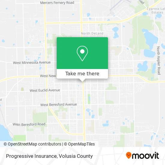 Progressive Insurance map