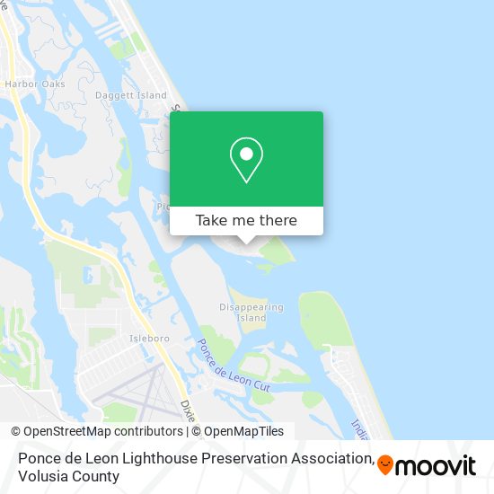 Ponce de Leon Lighthouse Preservation Association map