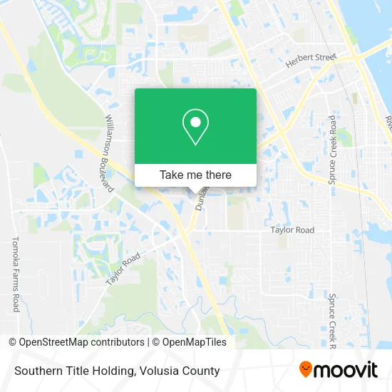 Southern Title Holding map