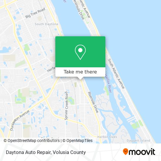 Daytona Auto Repair map