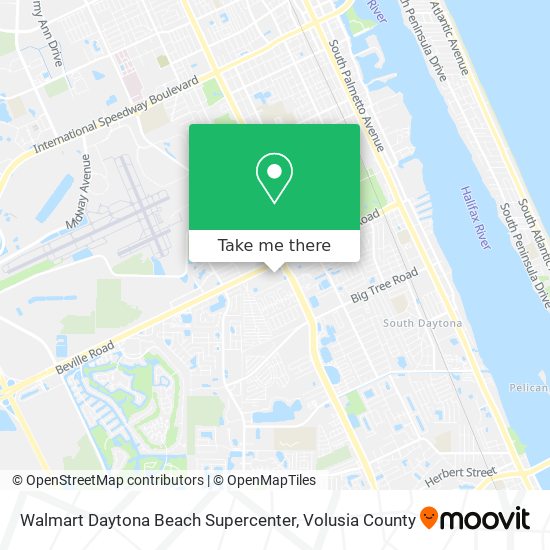 Mapa de Walmart Daytona Beach Supercenter