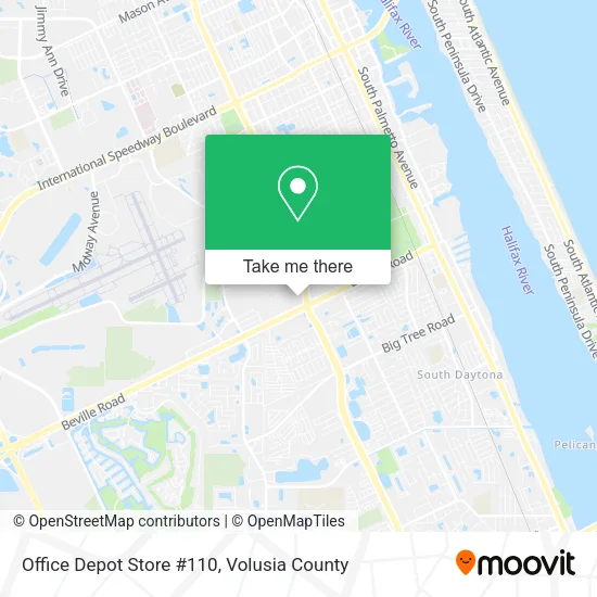Office Depot Store #110 map