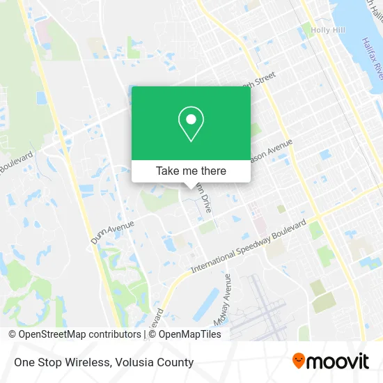 One Stop Wireless map