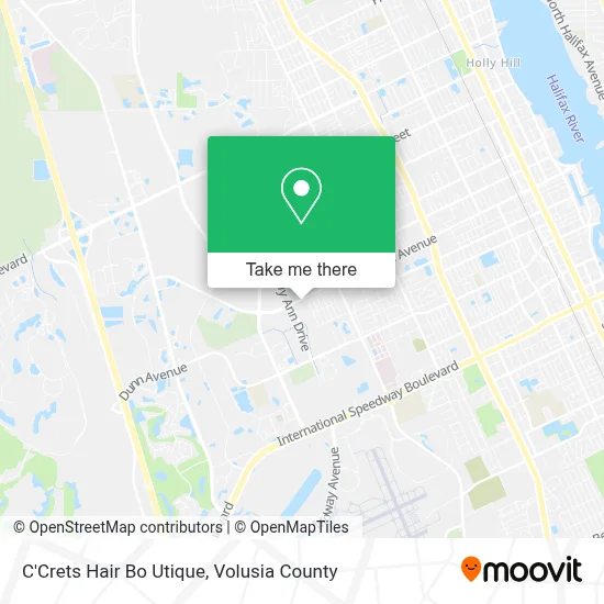 C'Crets Hair Bo Utique map