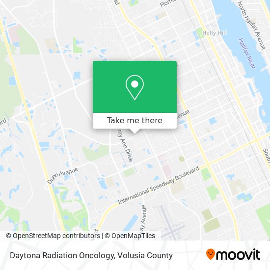 Mapa de Daytona Radiation Oncology