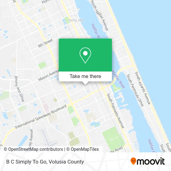 B C Simply To Go map