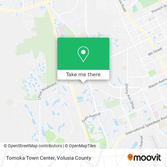 Mapa de Tomoka Town Center