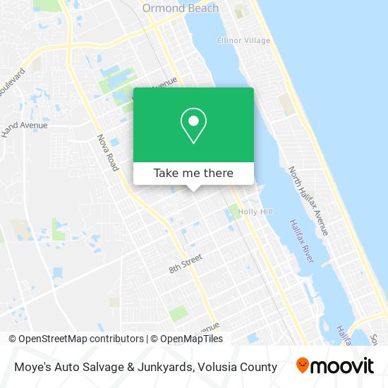 Moye's Auto Salvage & Junkyards map