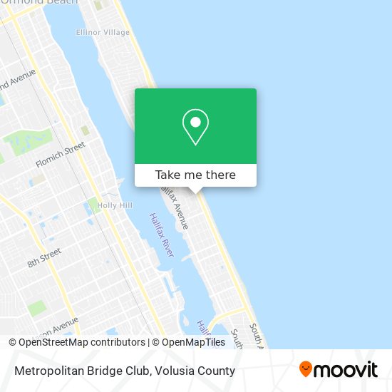 Metropolitan Bridge Club map