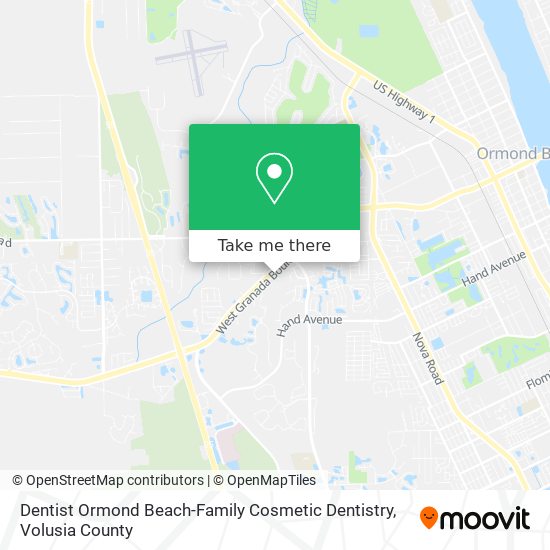 Dentist Ormond Beach-Family Cosmetic Dentistry map