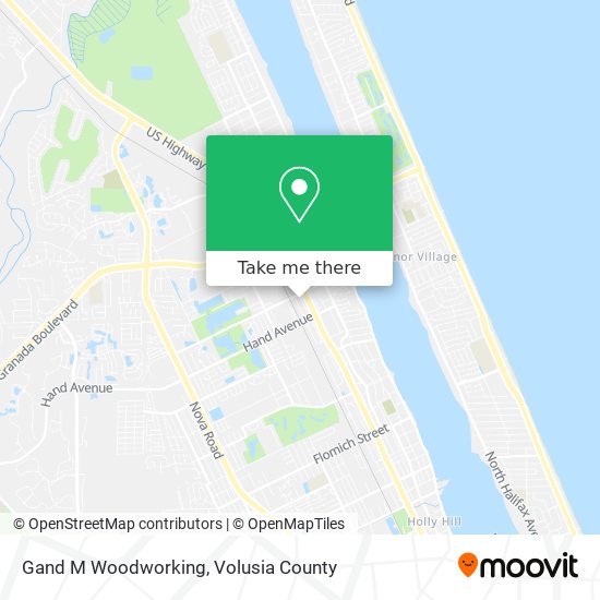 Gand M Woodworking map