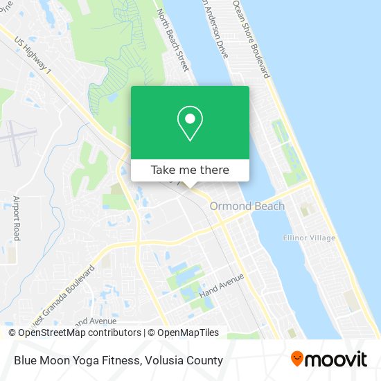 Blue Moon Yoga Fitness map