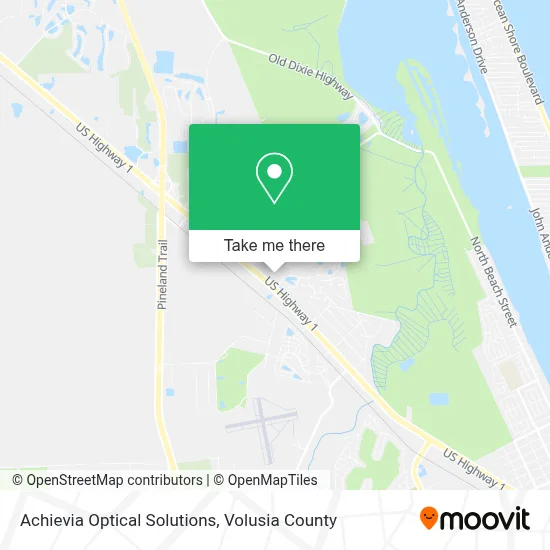 Achievia Optical Solutions map