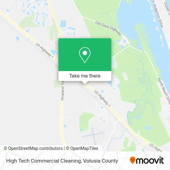 High Tech Commercial Cleaning map
