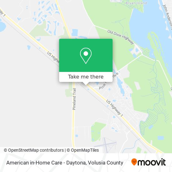 Mapa de American in-Home Care - Daytona