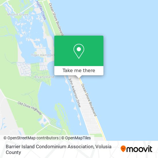 Barrier Island Condominium Association map