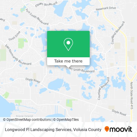 Longwood Fl Landscaping Services map