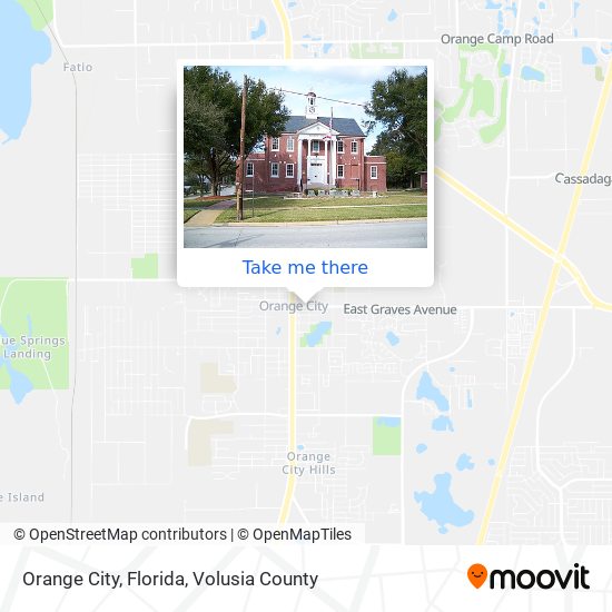 Mapa de Orange City, Florida