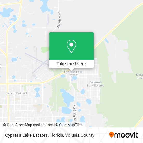 Mapa de Cypress Lake Estates, Florida