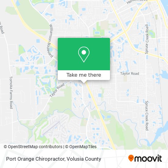 Mapa de Port Orange Chiropractor