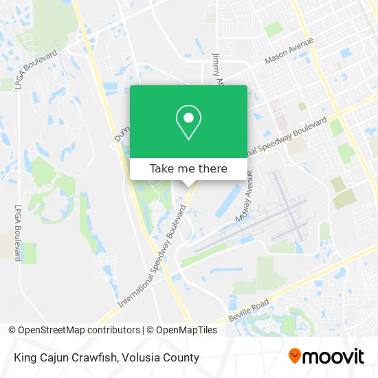 Mapa de King Cajun Crawfish