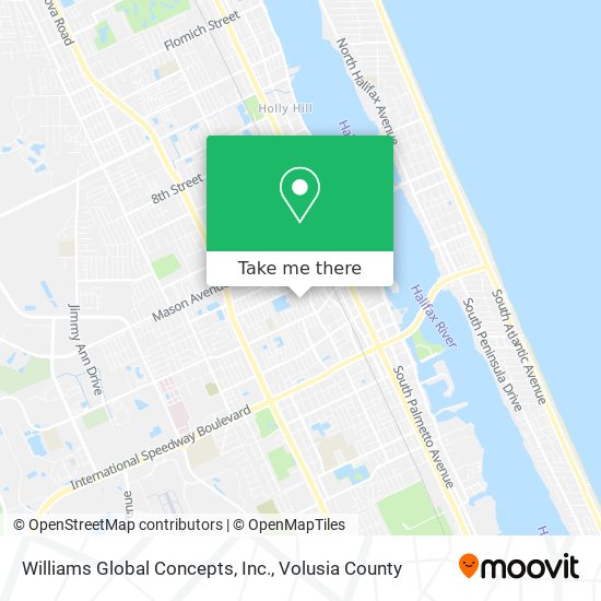 Williams Global Concepts, Inc. map
