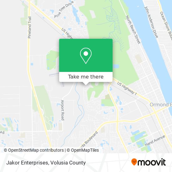 Jakor Enterprises map