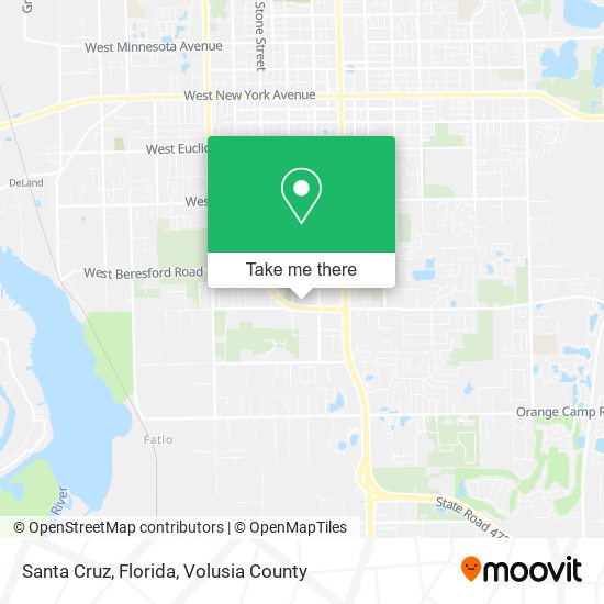 Santa Cruz, Florida map
