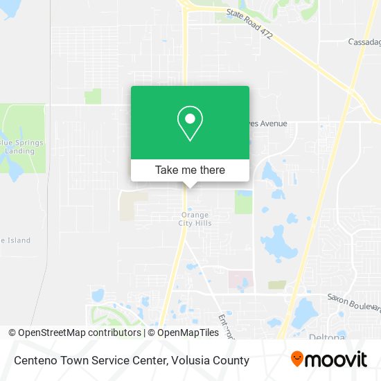 Centeno Town Service Center map