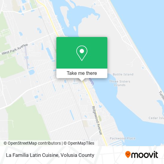 Mapa de La Familia Latin Cuisine